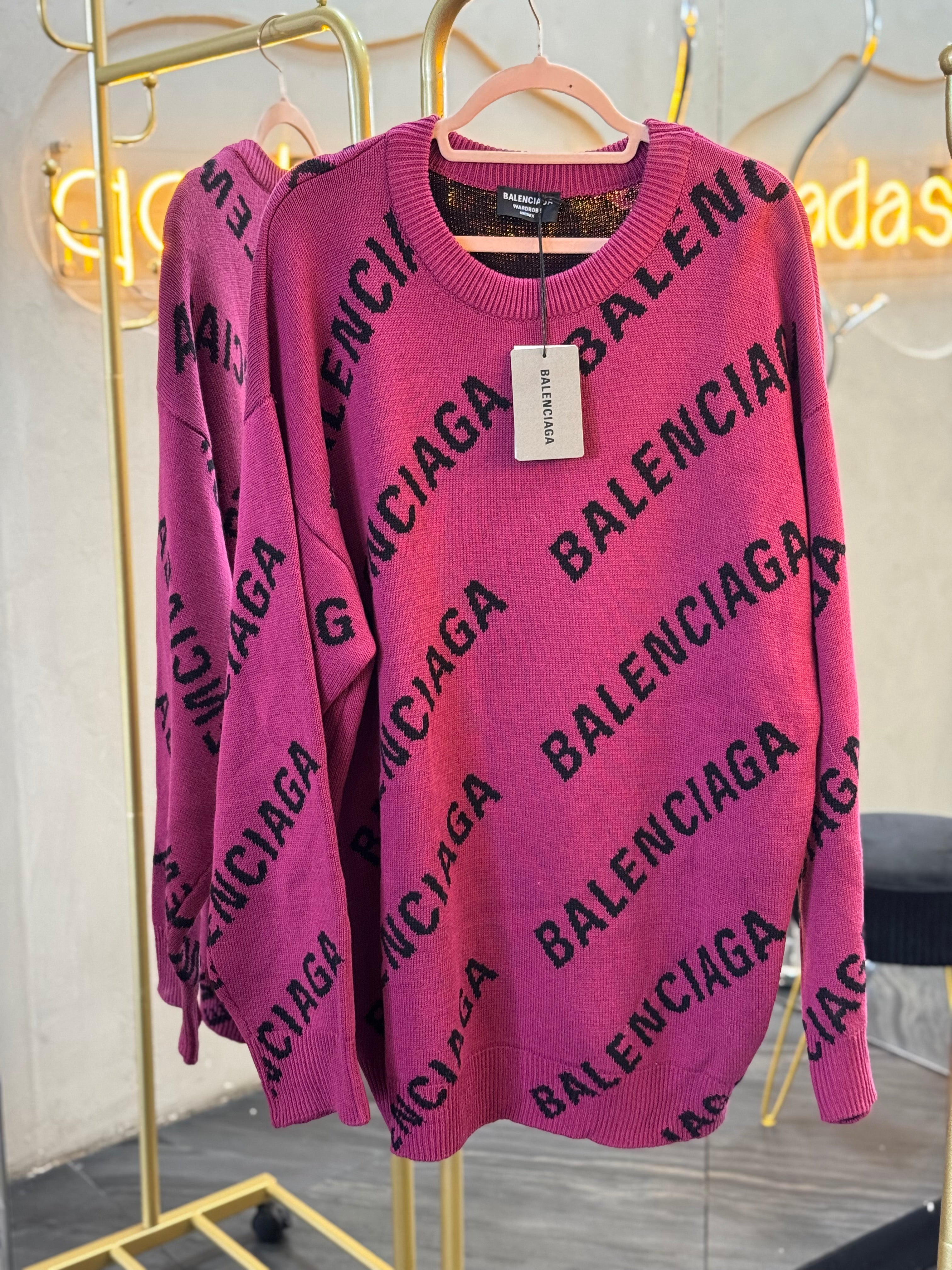 Suéter oversize morado